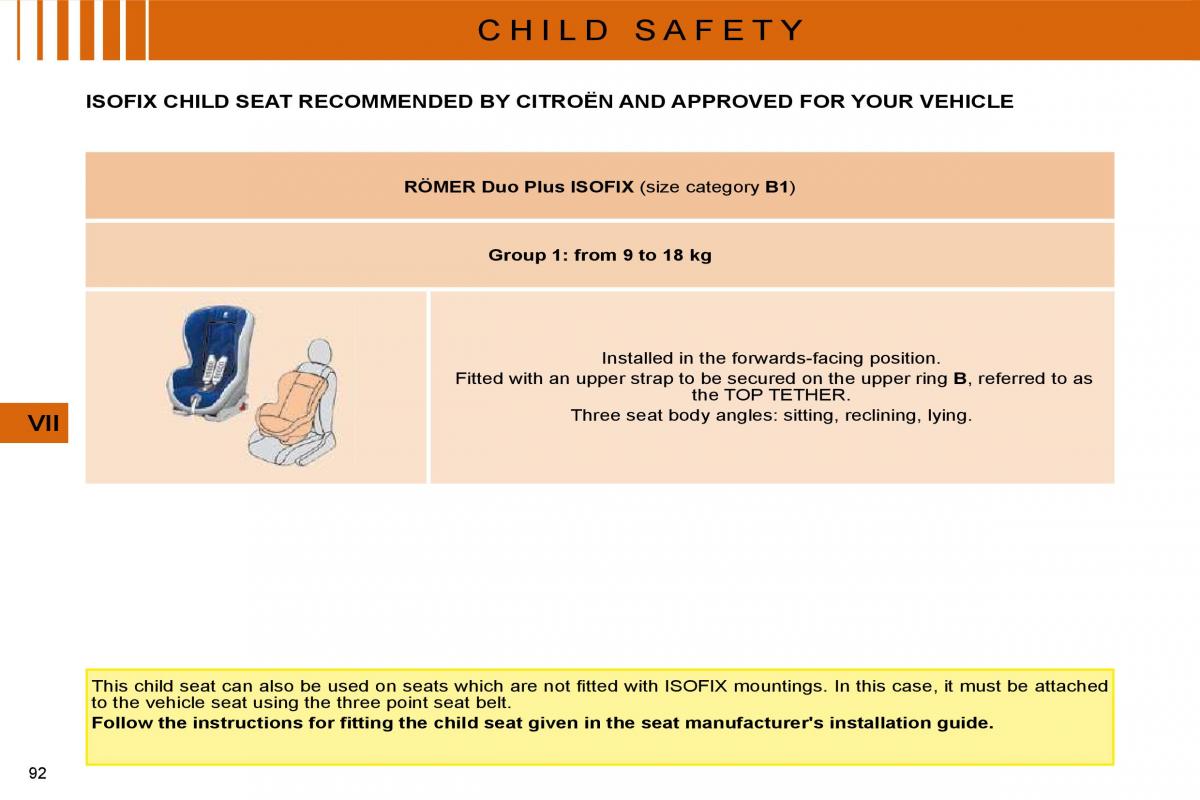 Citroen C4 I 1 owners manual / page 95