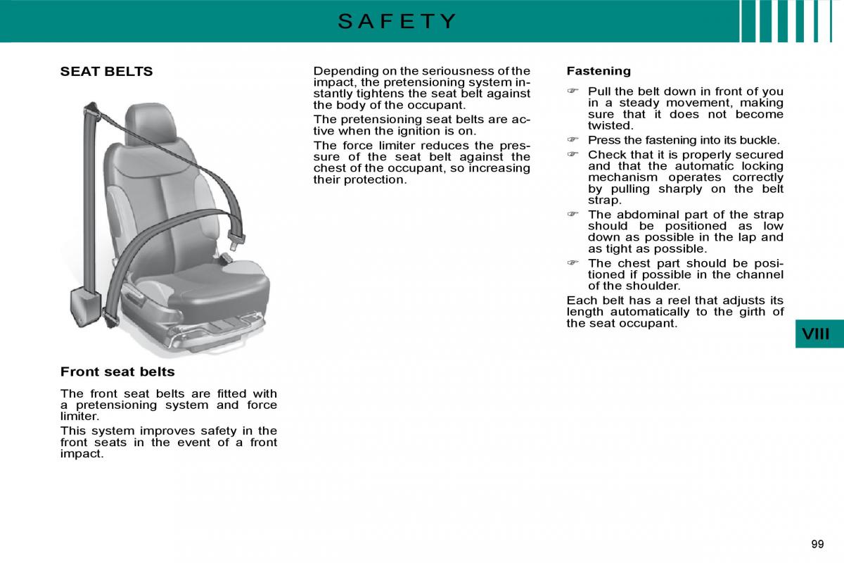 Citroen C4 I 1 owners manual / page 102