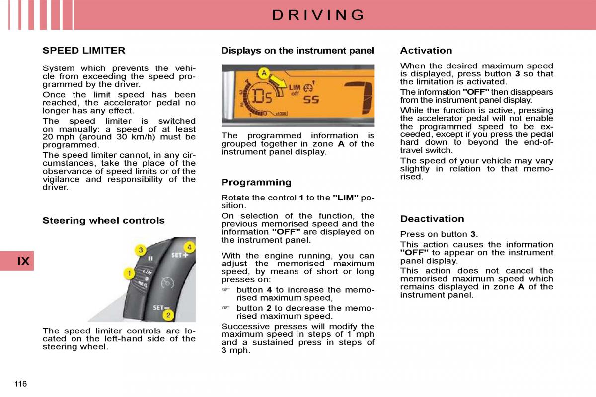 Citroen C4 I 1 owners manual / page 121