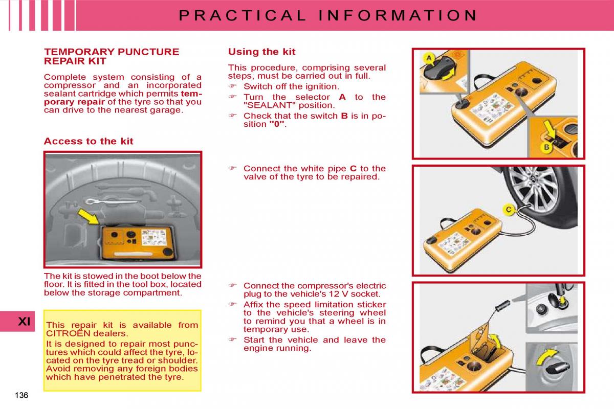 manual  Citroen C4 I 1 owners manual / page 276