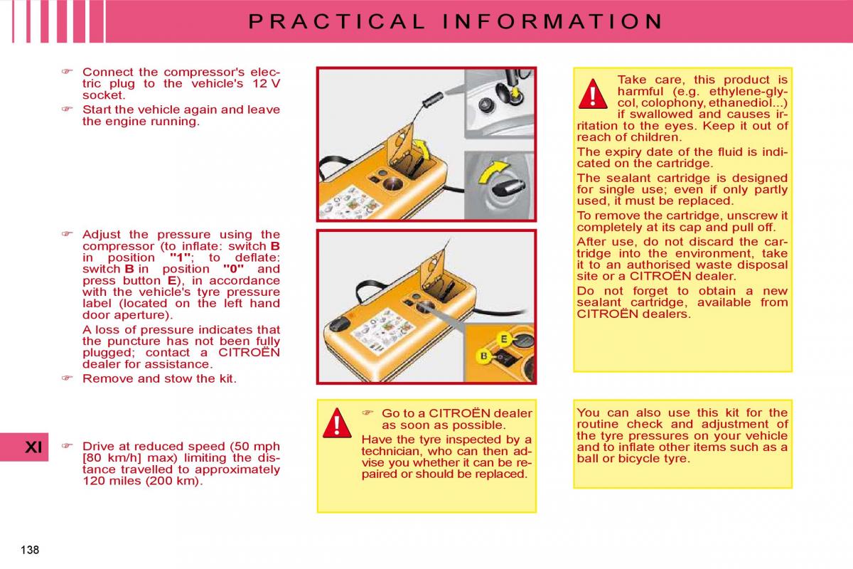 manual  Citroen C4 I 1 owners manual / page 278