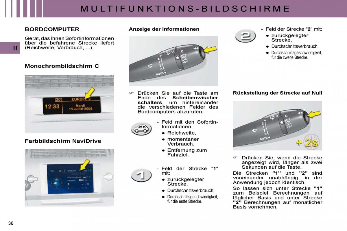 Citroen C4 I 1 owners manual Handbuch / page 23