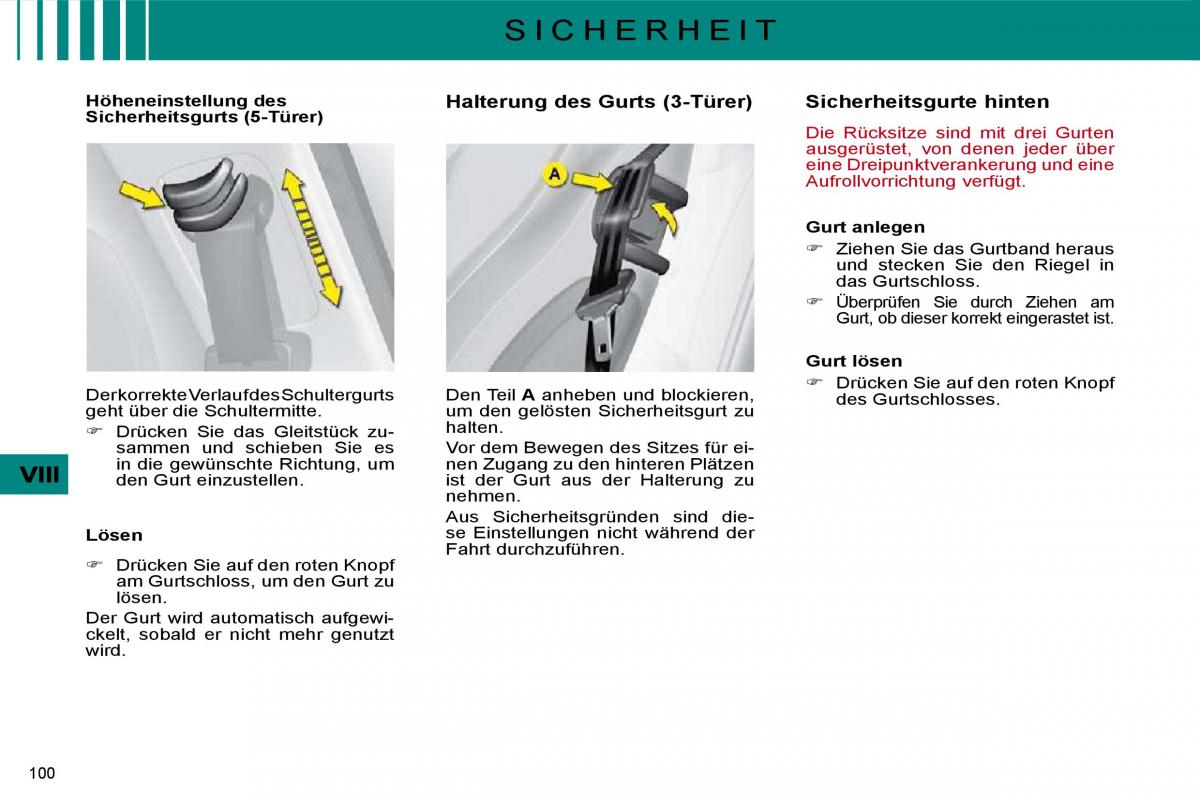 manual  Citroen C4 I 1 owners manual Handbuch / page 277