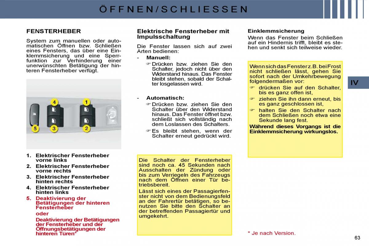 manual  Citroen C4 I 1 owners manual Handbuch / page 278