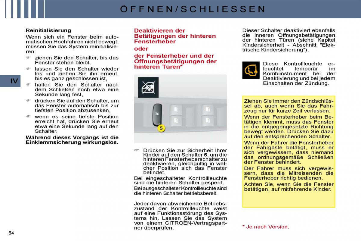 Citroen C4 I 1 owners manual Handbuch / page 279