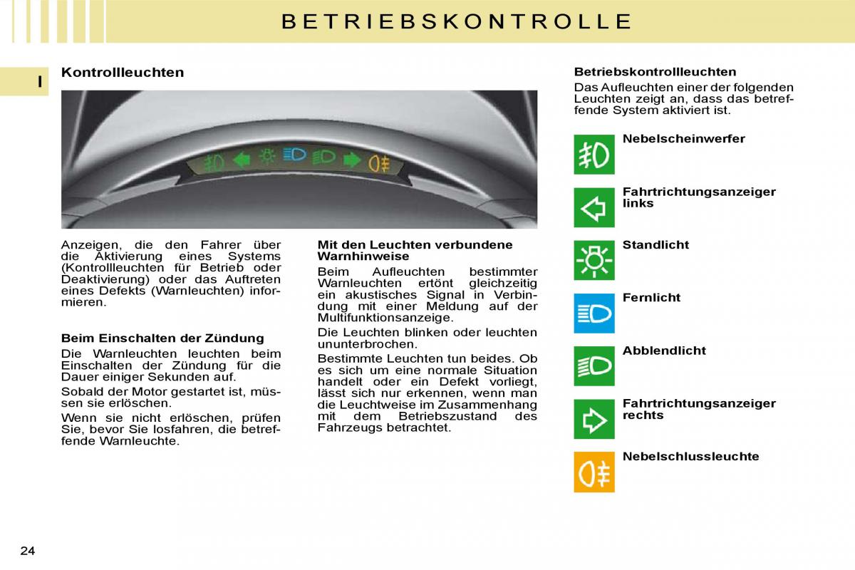 Citroen C4 I 1 owners manual Handbuch / page 3