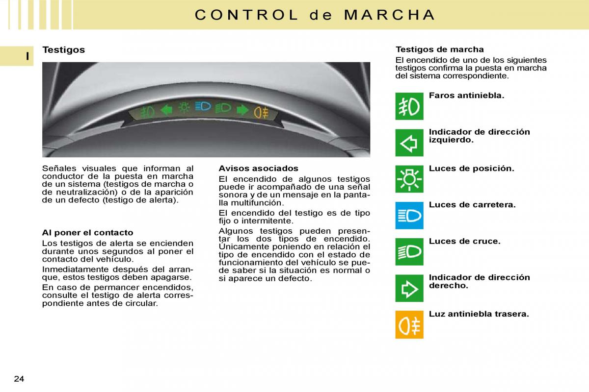 Citroen C4 I 1 owners manual manual del propietario / page 3