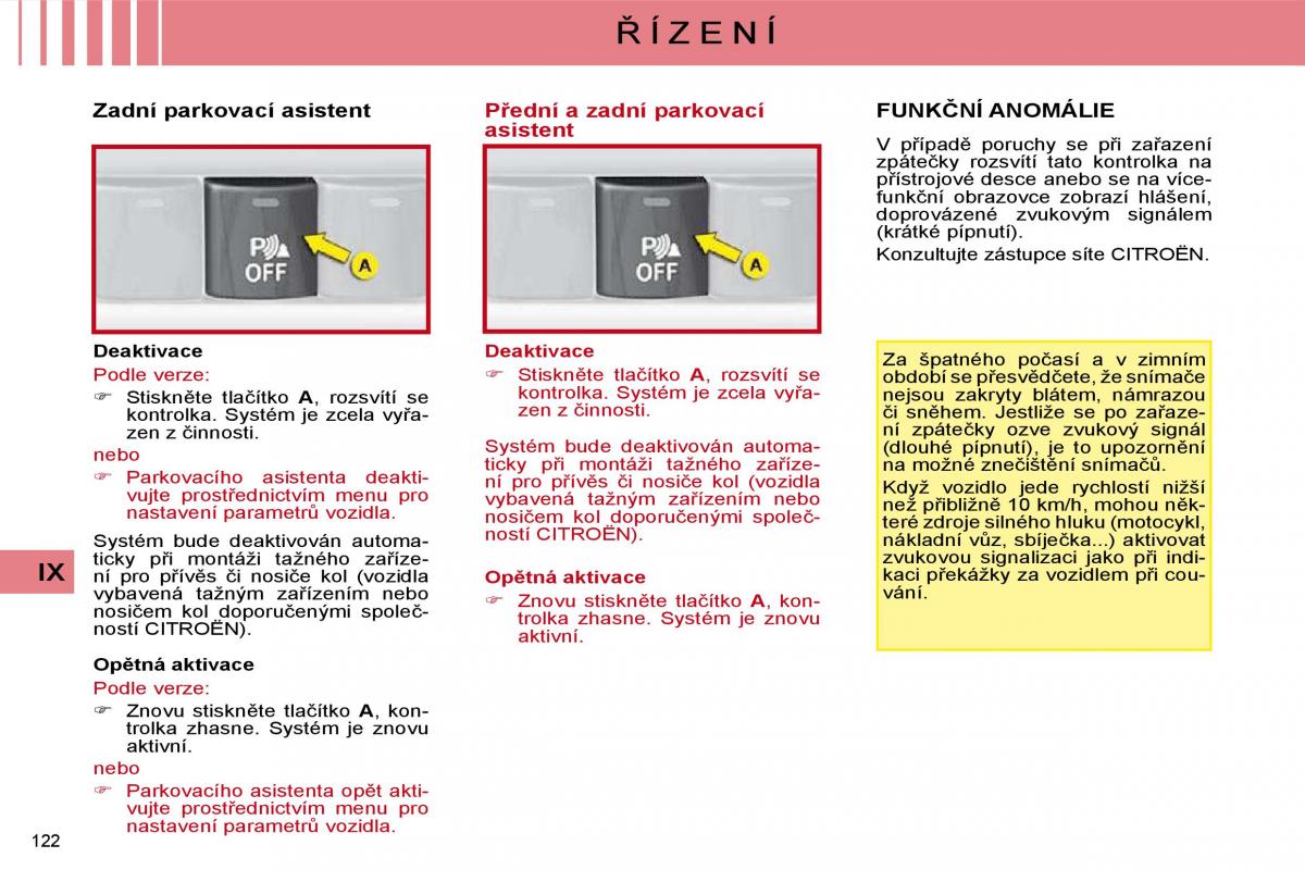 Citroen C4 I 1 owners manual navod k obsludze / page 279