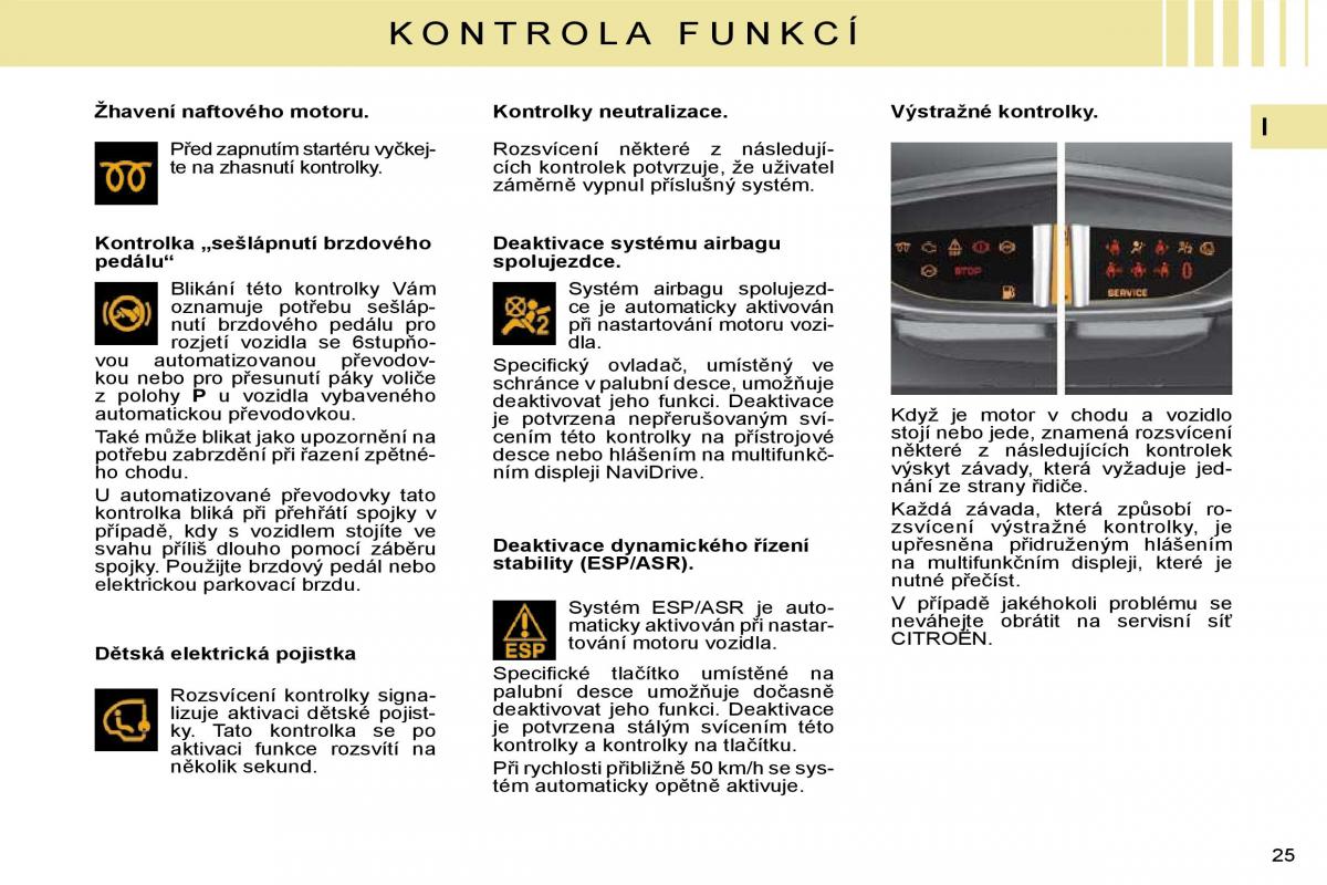 Citroen C4 I 1 owners manual navod k obsludze / page 4