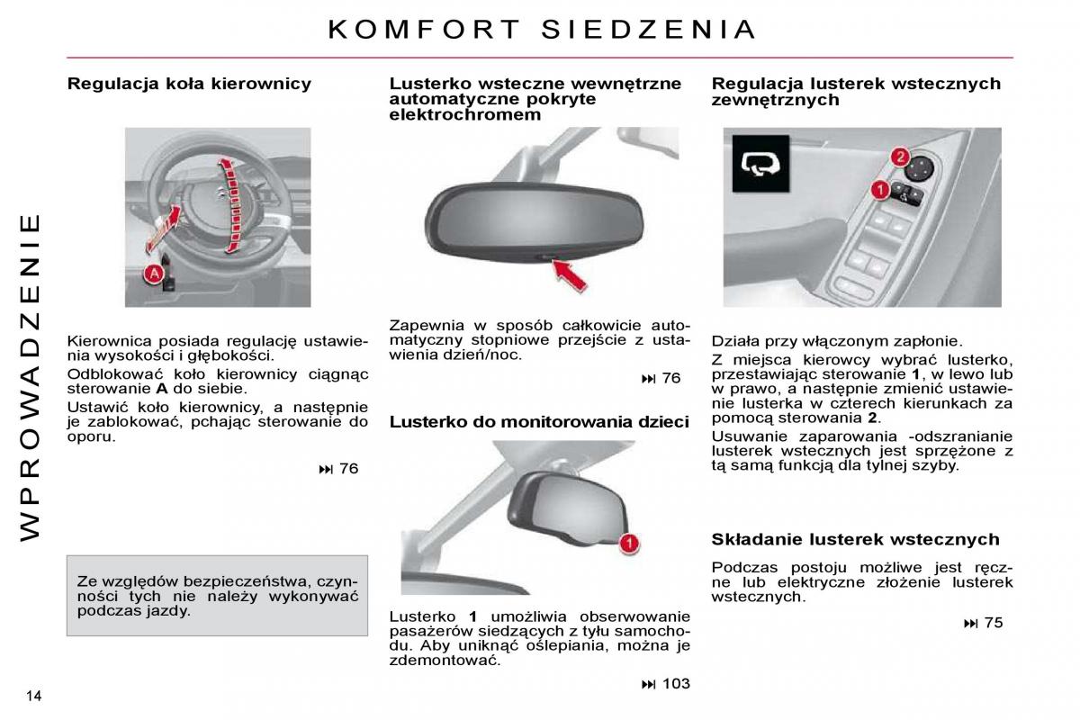 Citroen C4 Picasso I 1 instrukcja obslugi / page 11