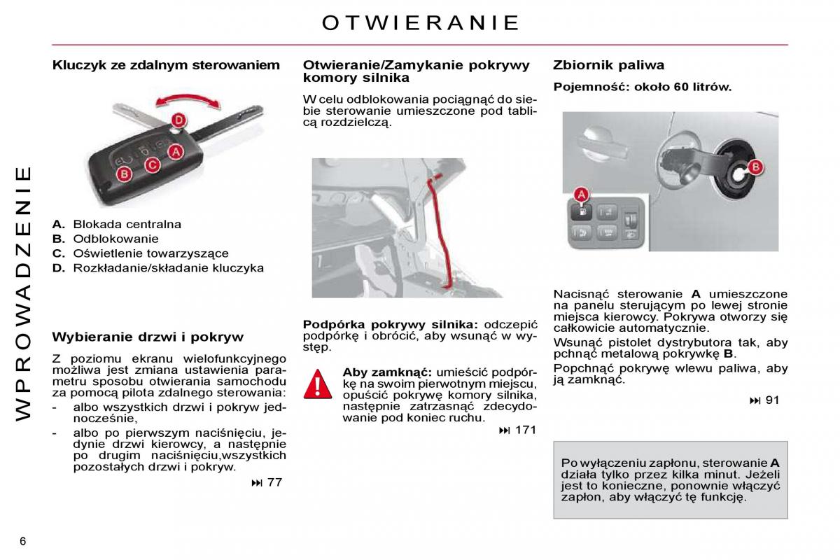 Citroen C4 Picasso I 1 instrukcja obslugi / page 3