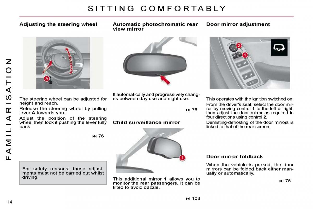 Citroen C4 Picasso I 1 owners manual / page 11