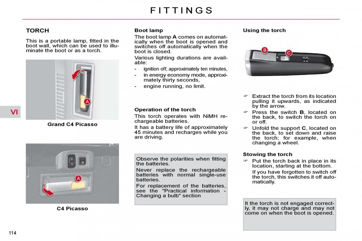 citroen c4 picasso i 1 owners manual / page 131