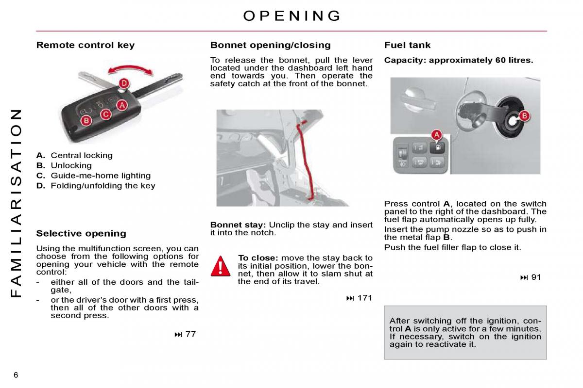 Citroen C4 Picasso I 1 owners manual / page 3