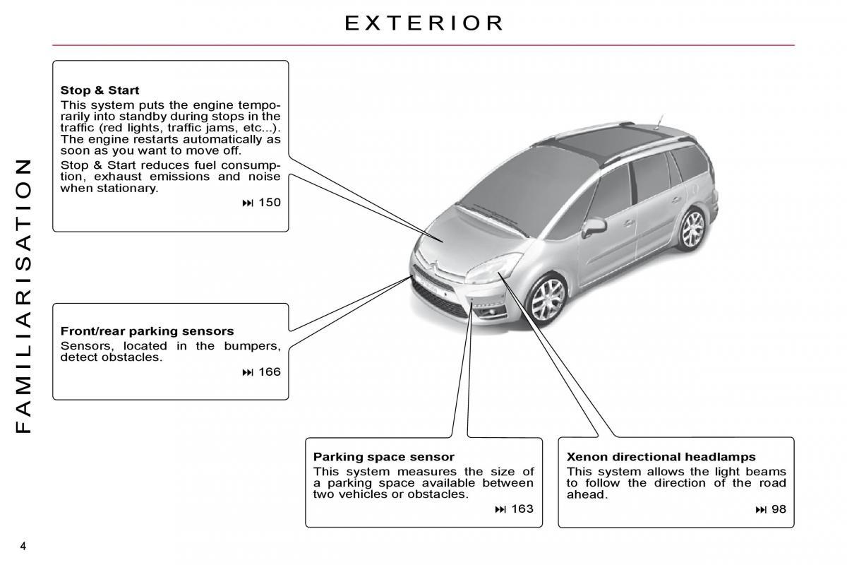 Citroen C4 Picasso I 1 owners manual / page 1