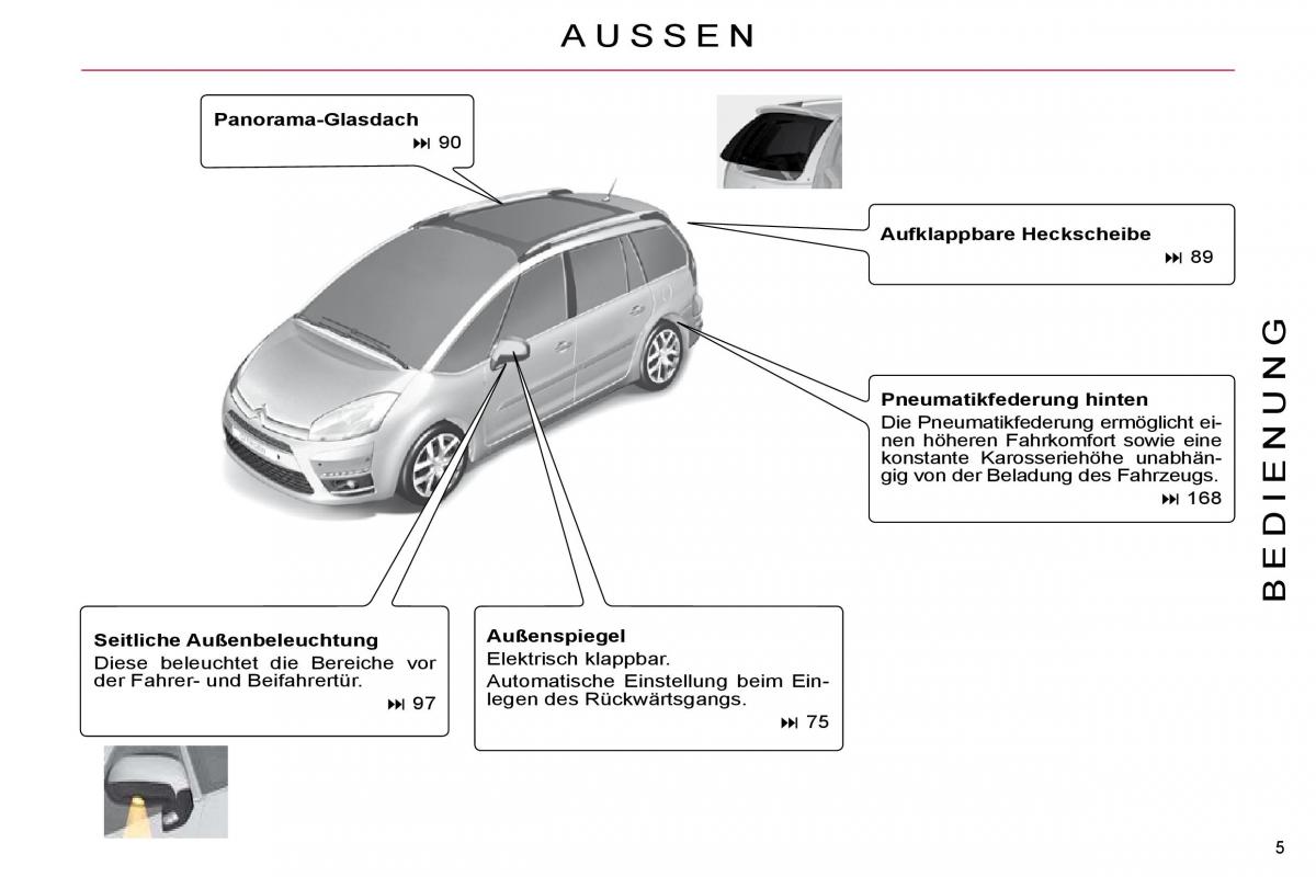Citroen C4 Picasso I 1 owners manual Handbuch / page 2