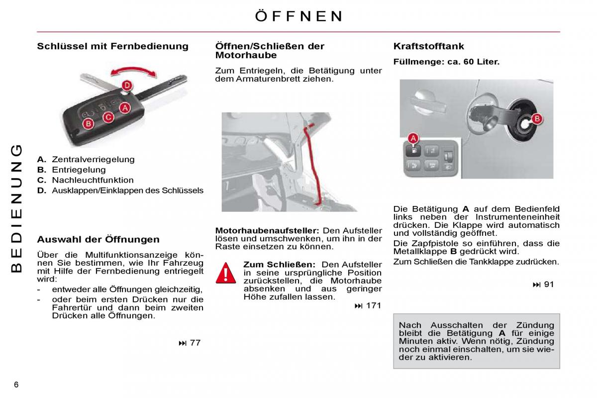 Citroen C4 Picasso I 1 owners manual Handbuch / page 3