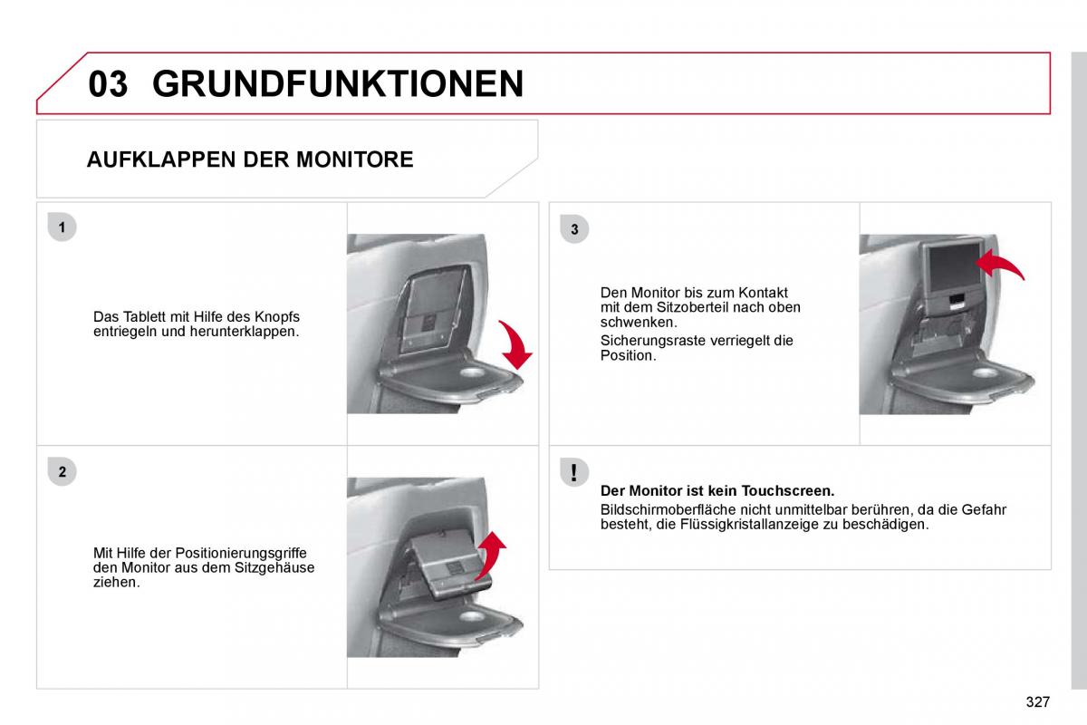 Citroen C4 Picasso I 1 owners manual Handbuch / page 352
