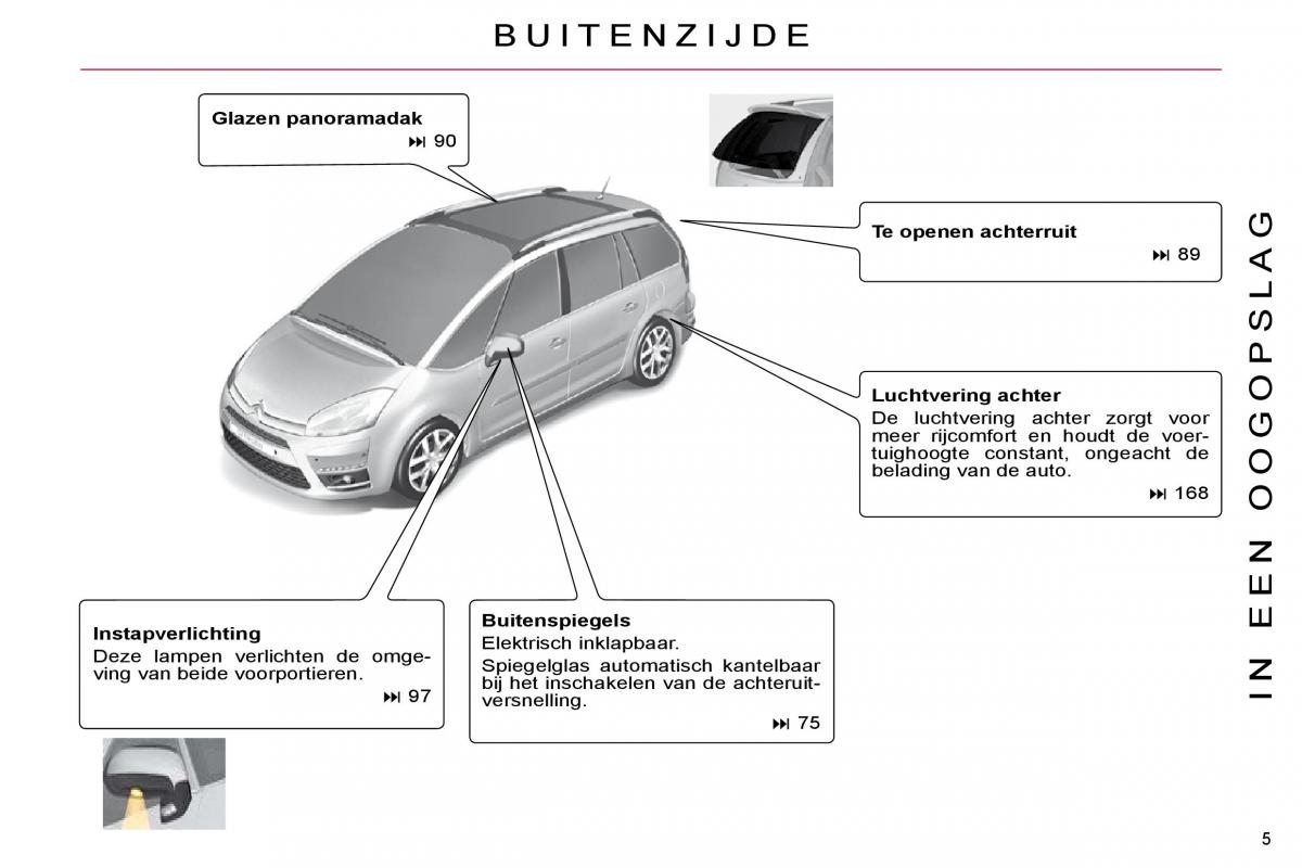 Citroen C4 Picasso I 1 owners manual handleiding / page 2