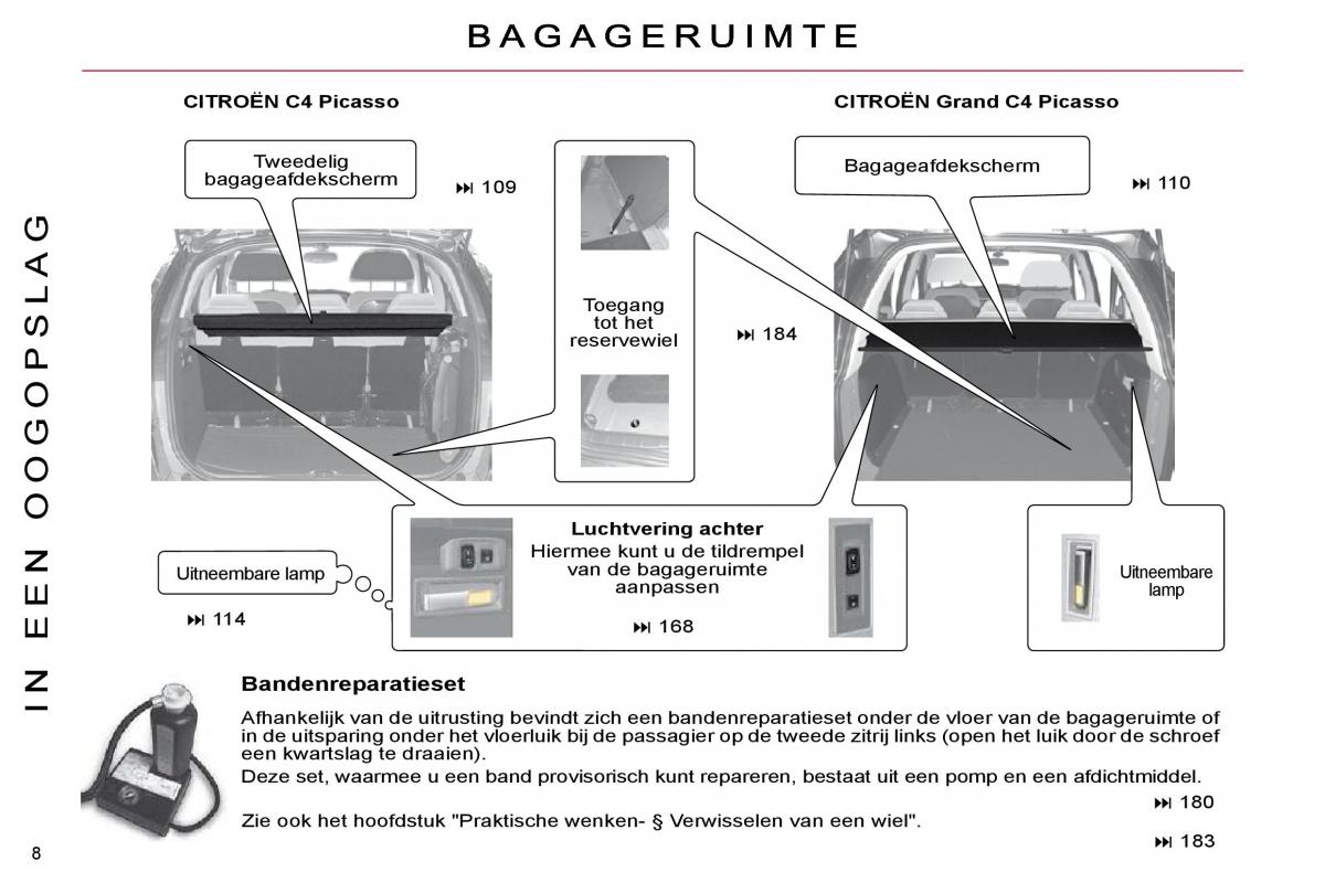 Citroen C4 Picasso I 1 owners manual handleiding / page 5