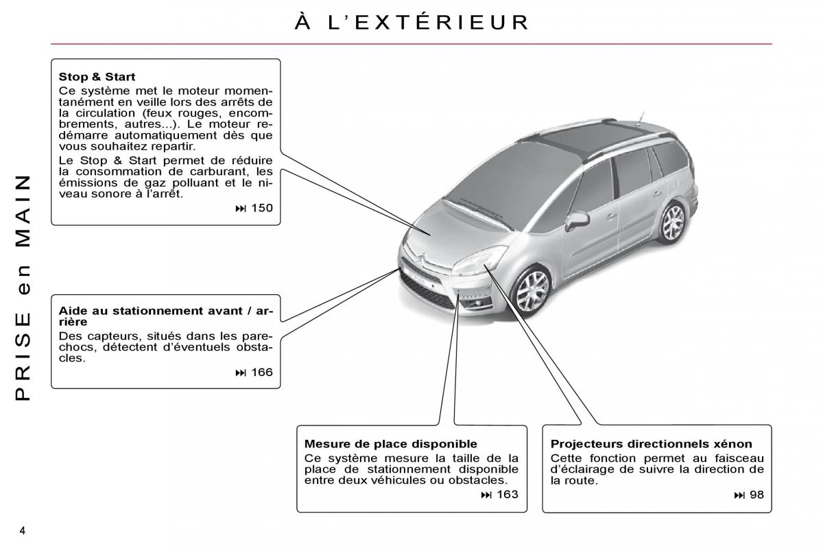 Citroen C4 Picasso I 1 owners manual manuel du proprietaire / page 1