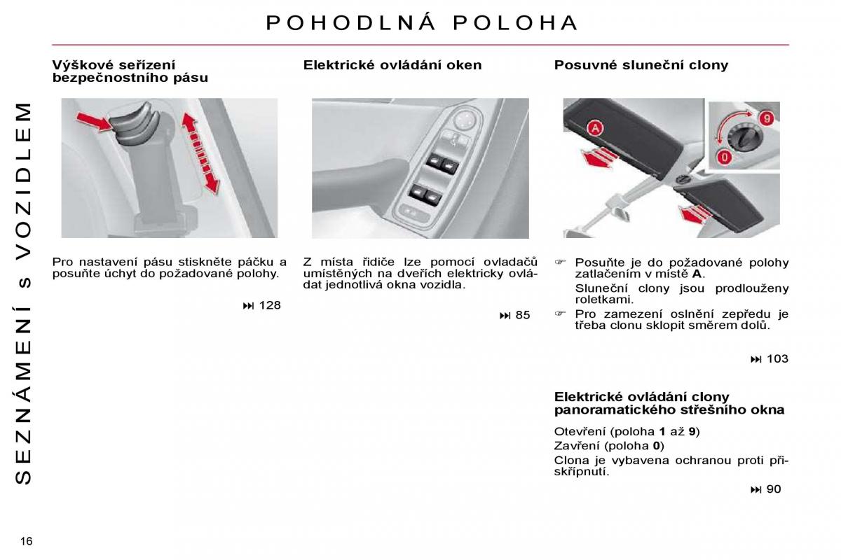 Citroen C4 Picasso I 1 owners manual navod k obsludze / page 13