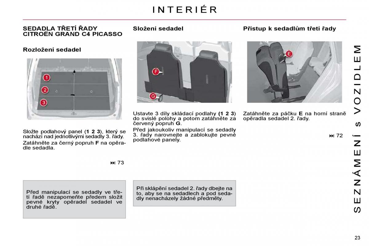 Citroen C4 Picasso I 1 owners manual navod k obsludze / page 20