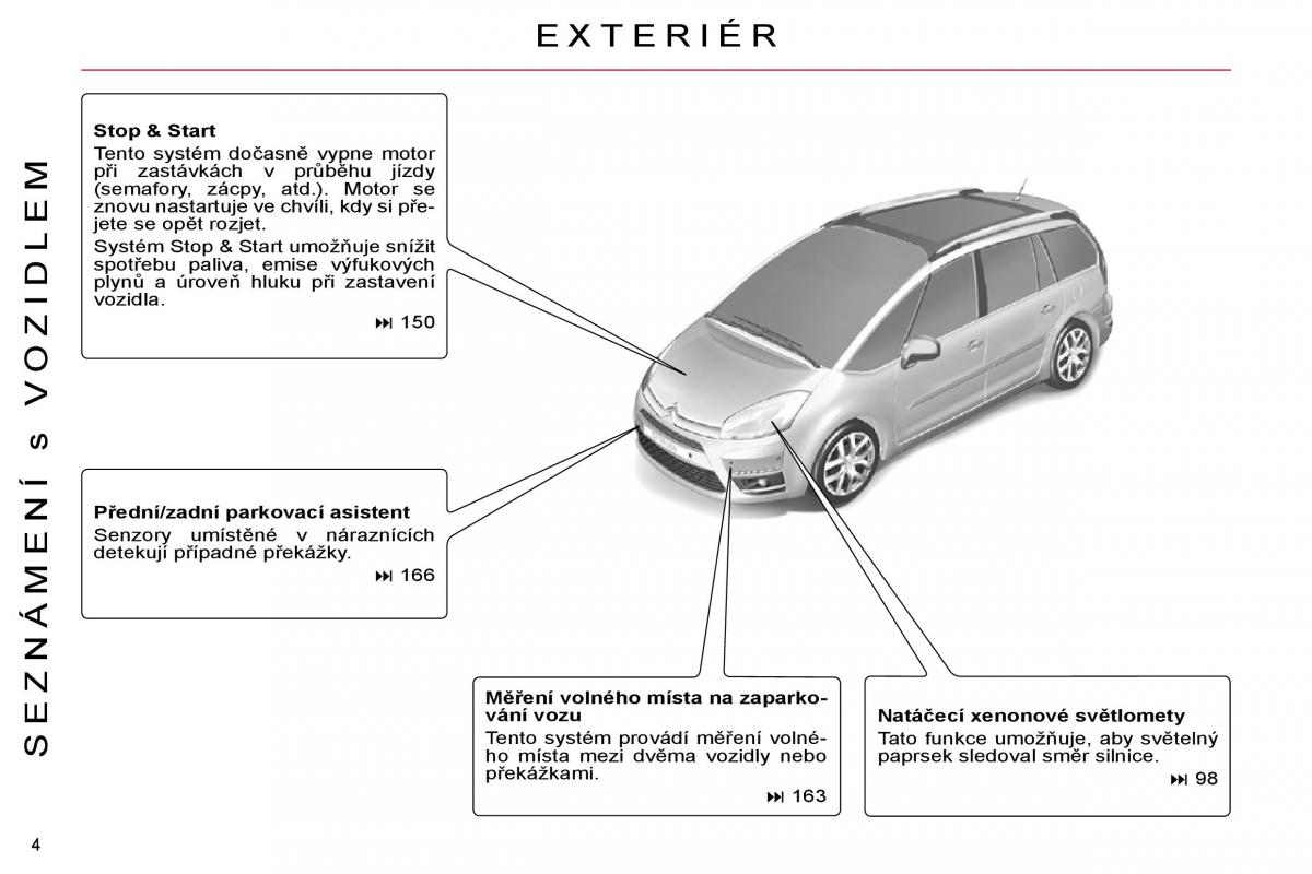 Citroen C4 Picasso I 1 owners manual navod k obsludze / page 1