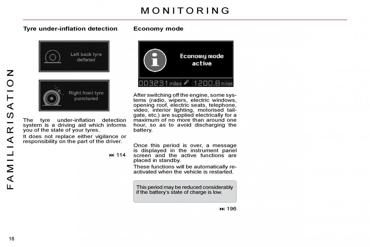 Citroen C5 II 2 owners manual / page 13