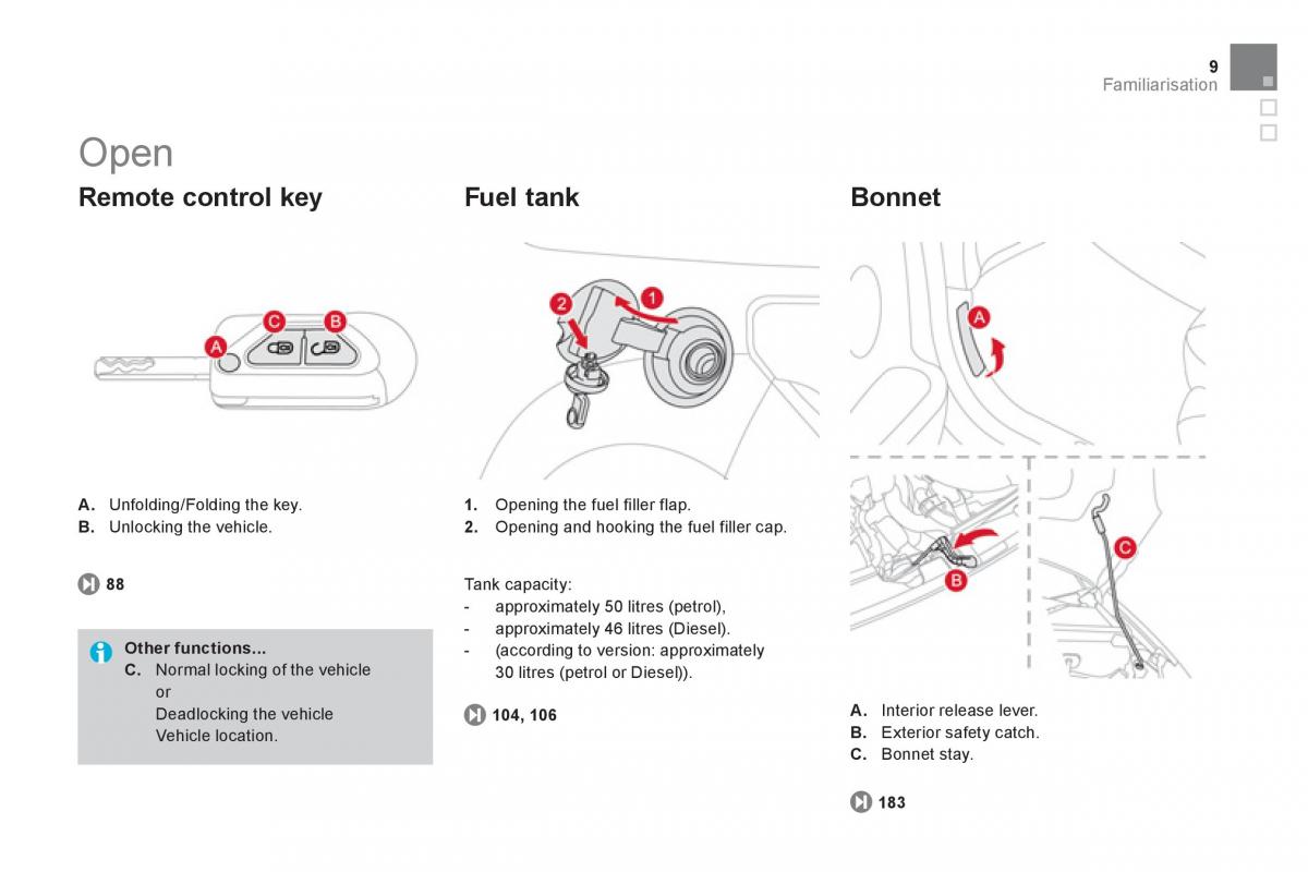 Citroen DS3 owners manual / page 11