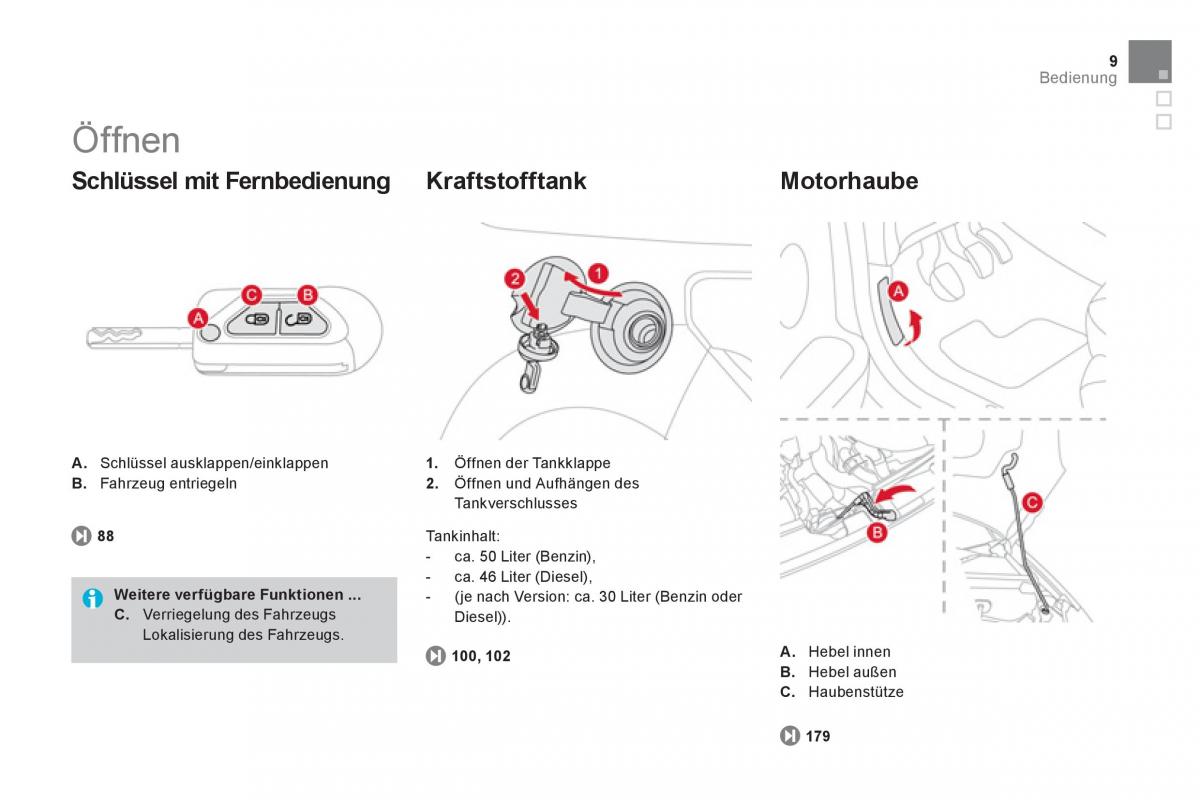 Citroen DS3 owners manual Handbuch / page 11