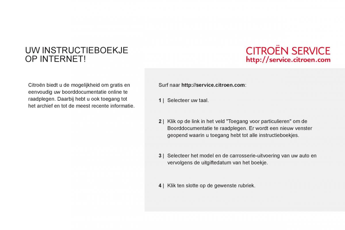 Citroen DS3 owners manual handleiding / page 2