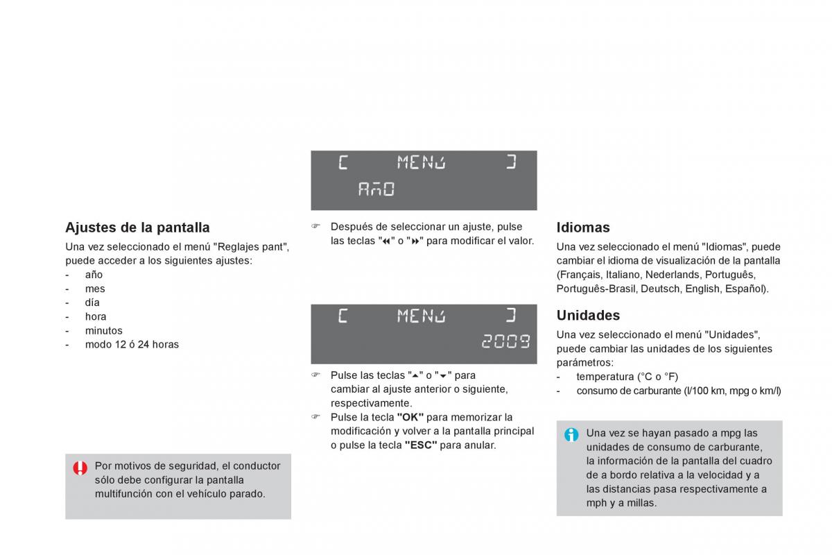 Citroen DS3 owners manual manual del propietario / page 56