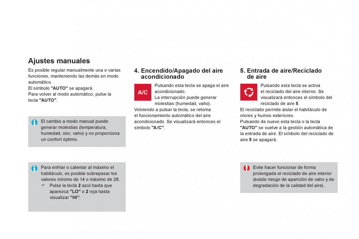 Citroen DS3 owners manual manual del propietario / page 74