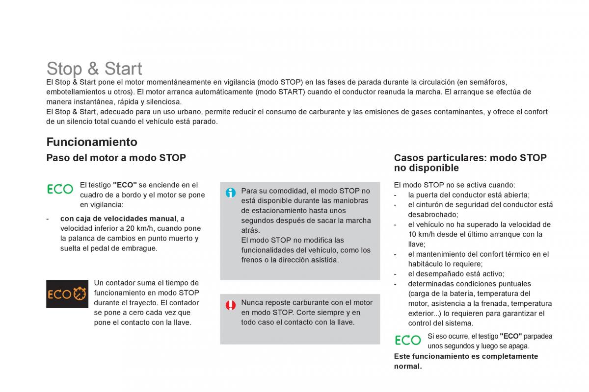 Citroen DS3 owners manual manual del propietario / page 168