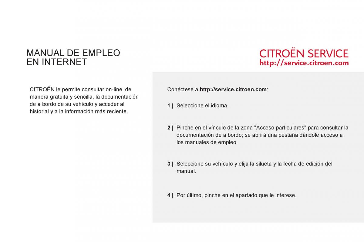 Citroen DS3 owners manual manual del propietario / page 2