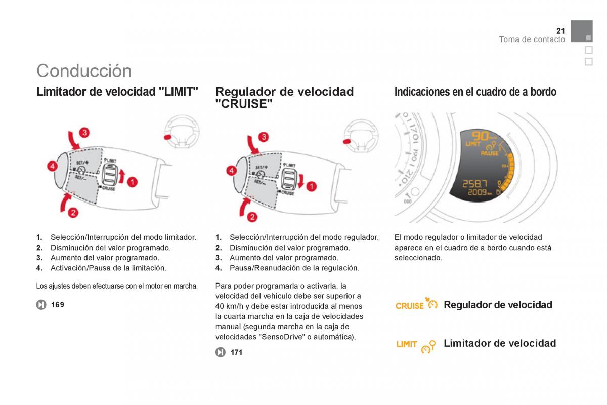 Citroen DS3 owners manual manual del propietario / page 23