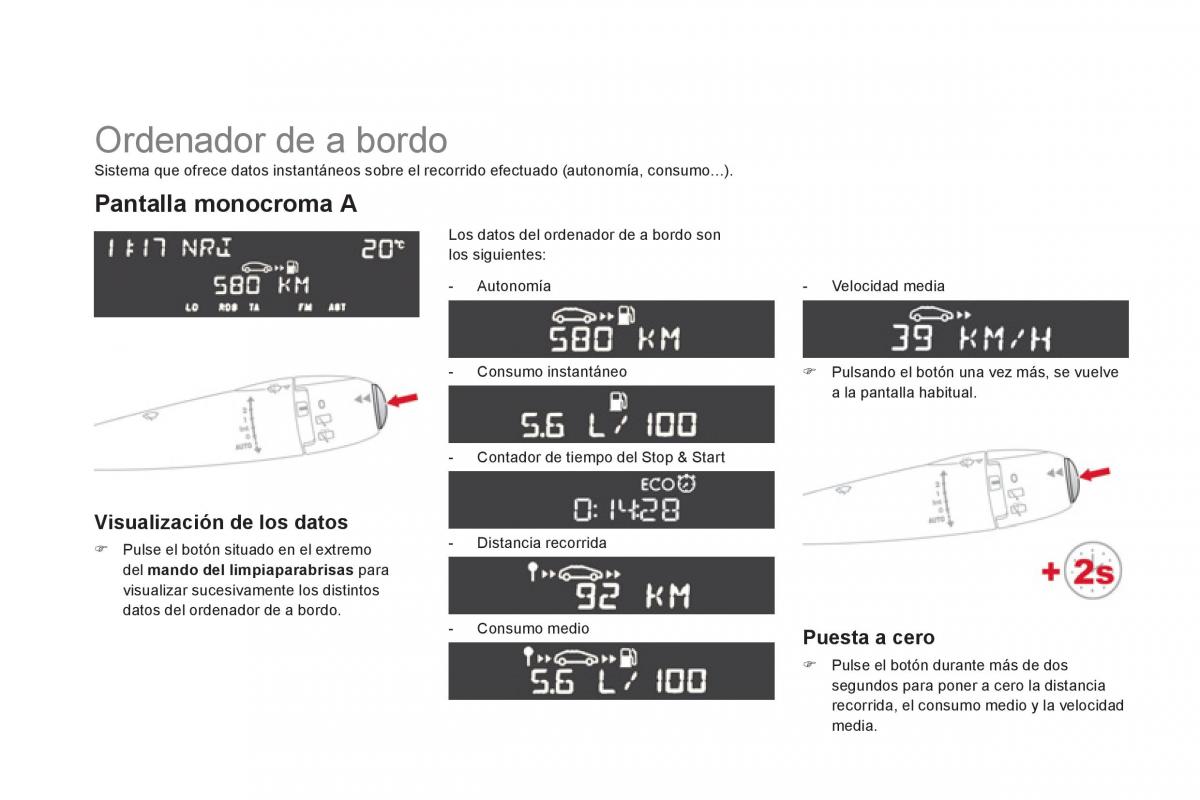 Citroen DS3 owners manual manual del propietario / page 48