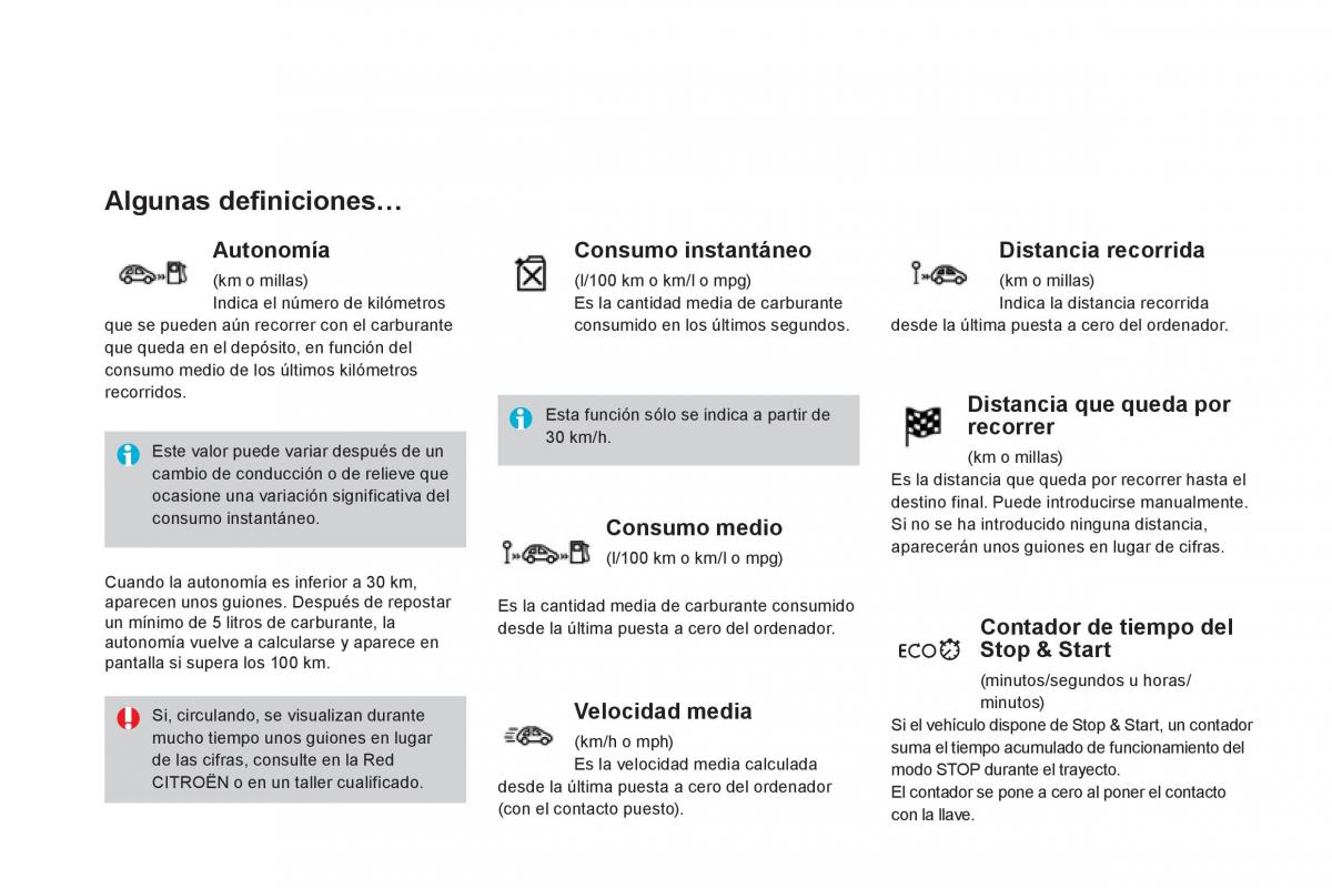 Citroen DS3 owners manual manual del propietario / page 50
