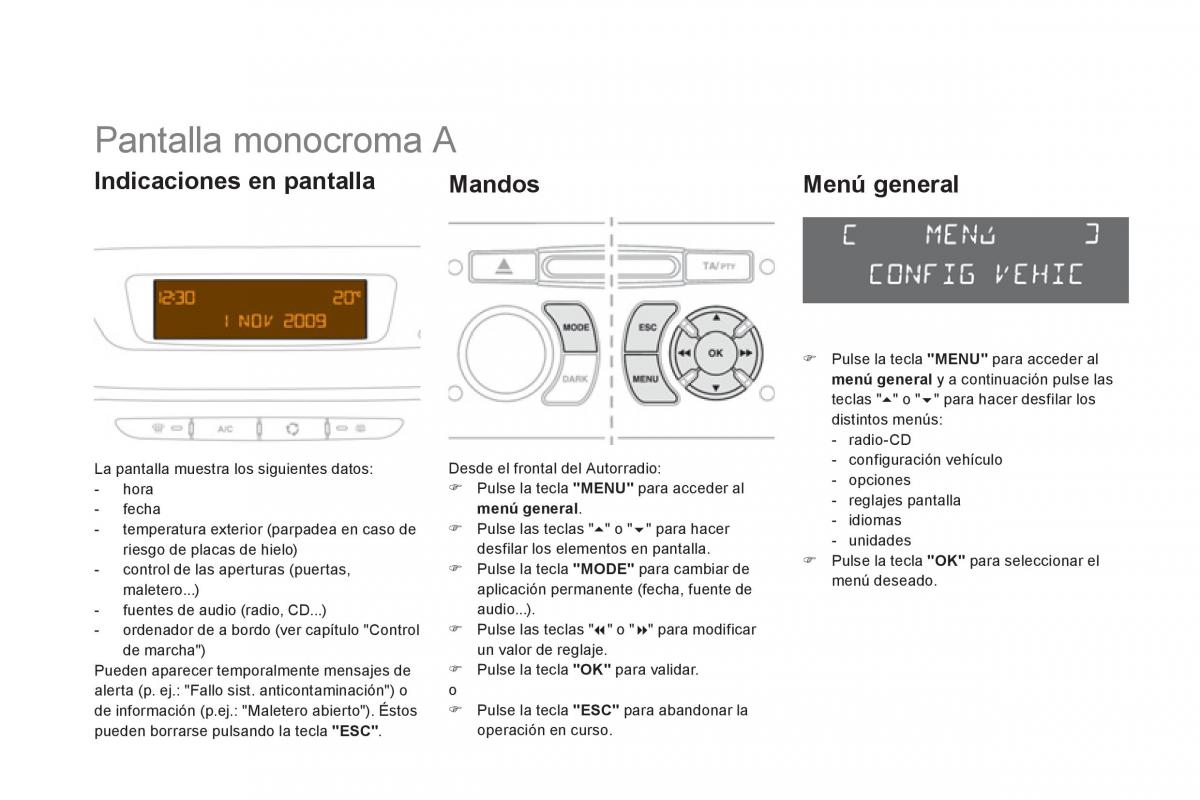 Citroen DS3 owners manual manual del propietario / page 54