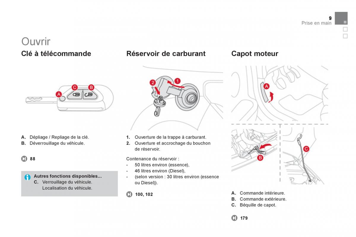 Citroen DS3 owners manual manuel du proprietaire / page 11