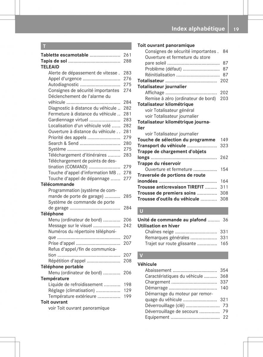 manual  Mercedes Benz B Class W246 owners manual manuel du proprietaire / page 22