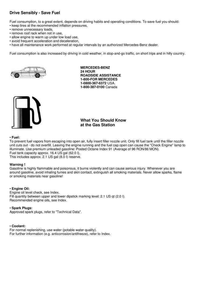 Mercedes Benz C Class W202 owners manual / page 1