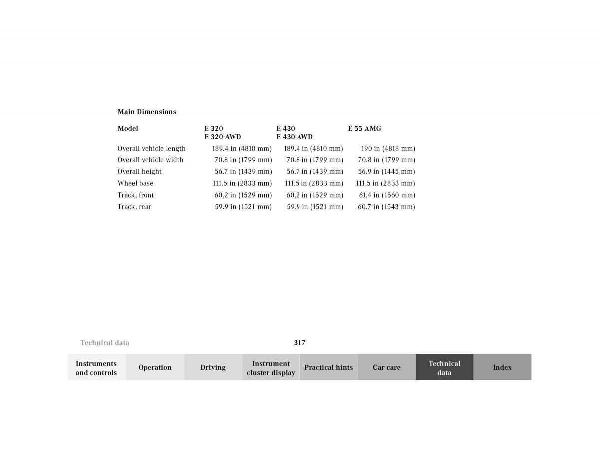 Mercedes Benz E Class W210 owners manual / page 320