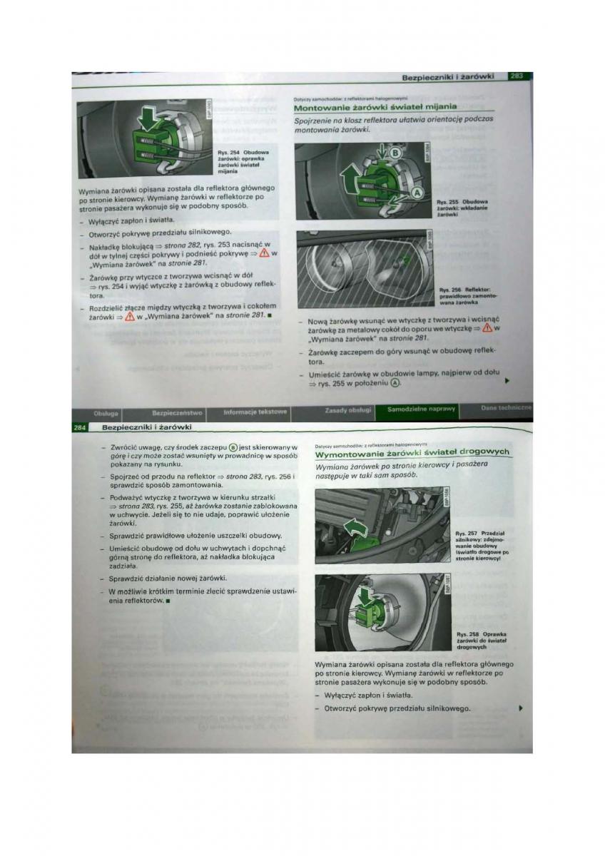 Audi A3 II 2 8P instrukcja obslugi / page 142