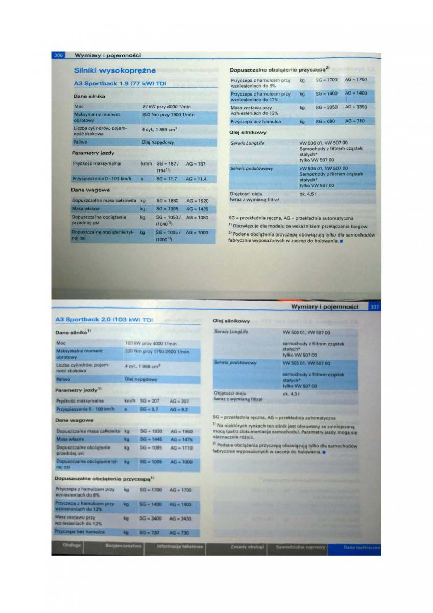 Audi A3 II 2 8P instrukcja obslugi / page 154