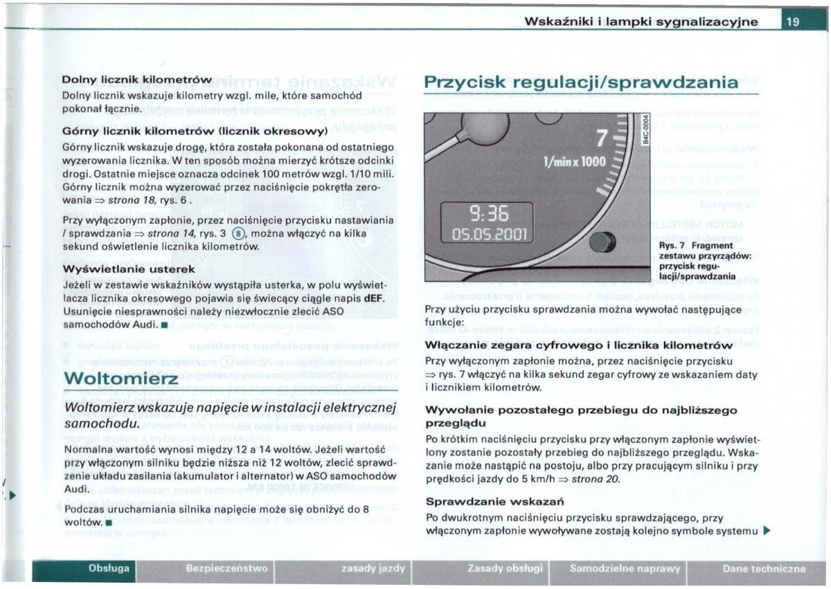 Audi A6 C5 instrukcja obslugi / page 17