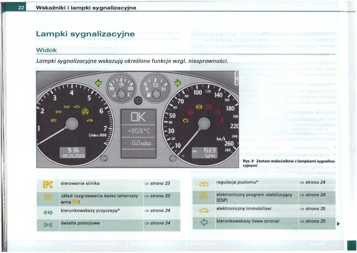 Audi A6 C5 instrukcja obslugi / page 20