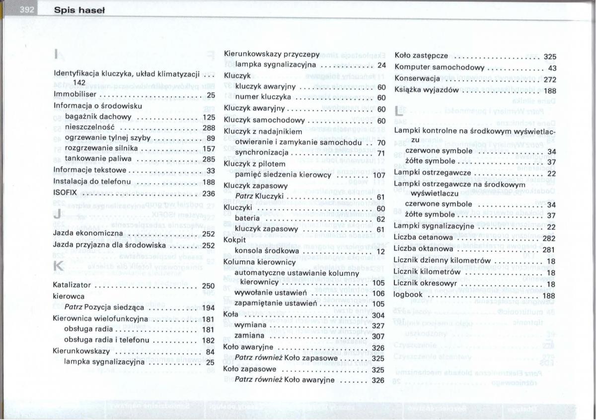 Audi A6 C5 instrukcja obslugi / page 379