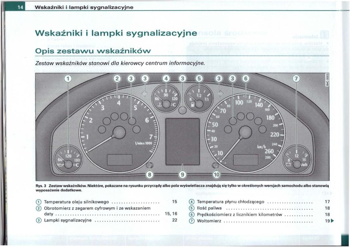 Audi A6 C5 instrukcja obslugi / page 12